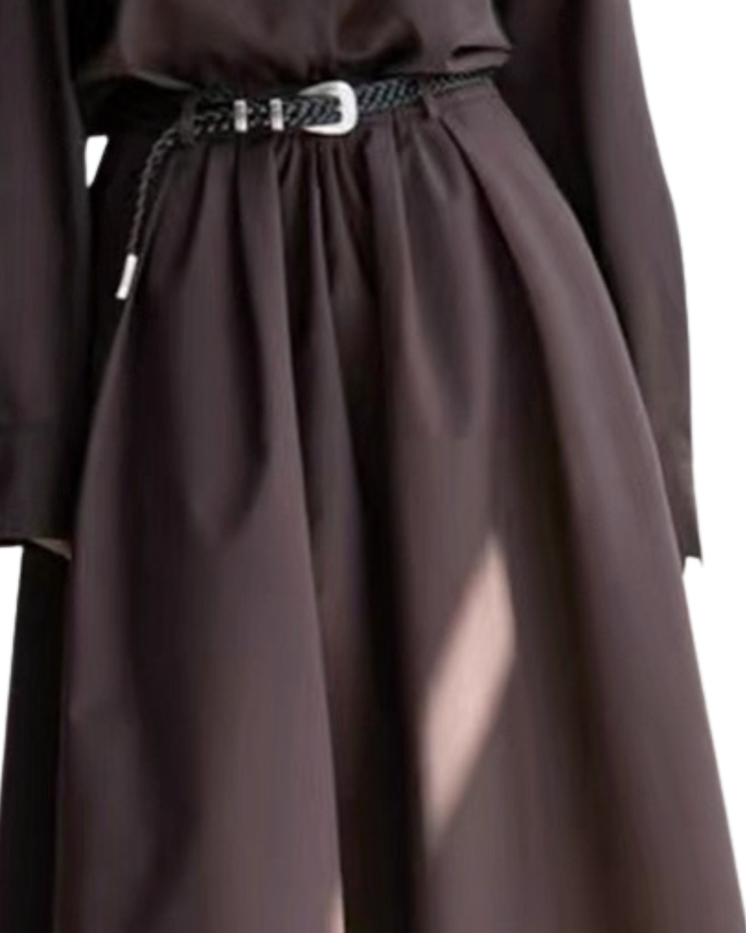 AC22030- 韓國手工編織真牛皮腰帶