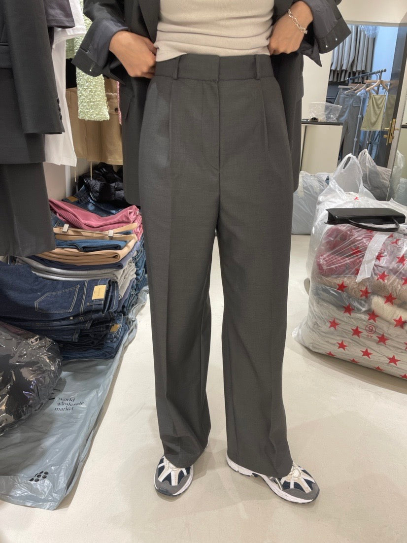 ST11176A-Korean simple temperament suit and trousers suit